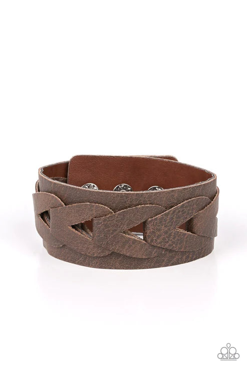 Horse and Carraige Brown Urban Bracelet