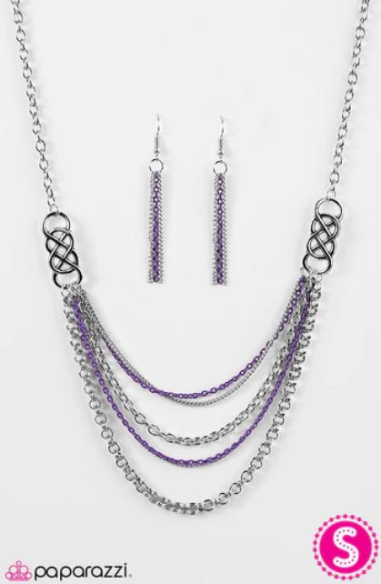 Infinite Color Purple Necklace