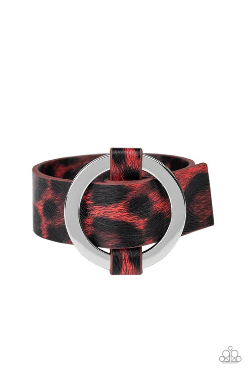 Jungle Cat Couture Red Bracelet