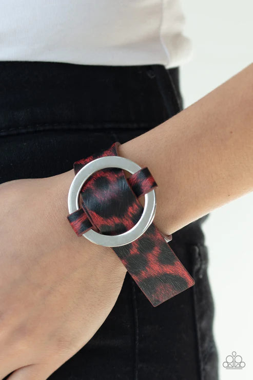 Jungle Cat Couture Red Bracelet