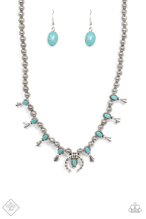 Luck Of The West Blue Necklace
