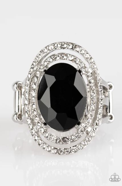 Making History Black Stone Silver Ring