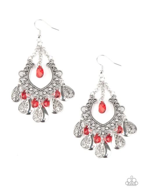 Musical Gardens Pink Earring