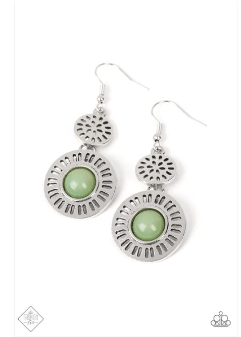 Ocean Orchard Green Earring