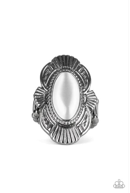 Oceanside Oracle Black Ring