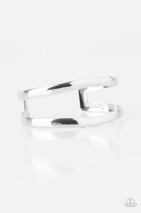 Palm Trees And Pyramids Silver Bracelet