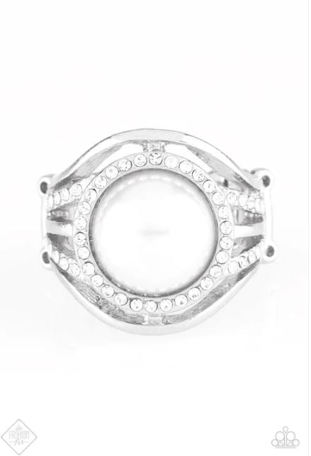 Pampered in Peals White Ring