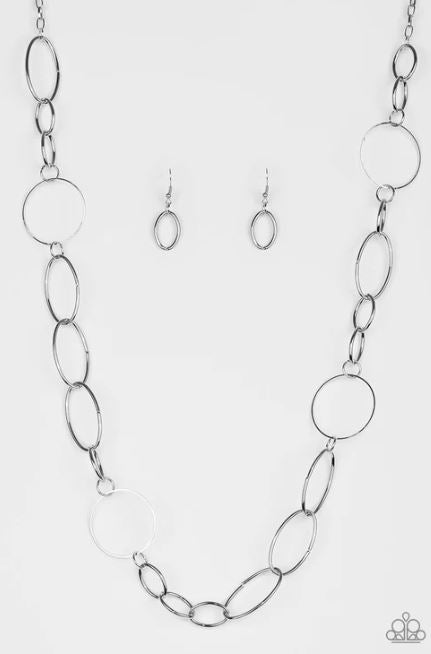 Perfect Mismatch Silver Necklace