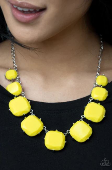 Prismatic Prima Dona Yellow Necklace