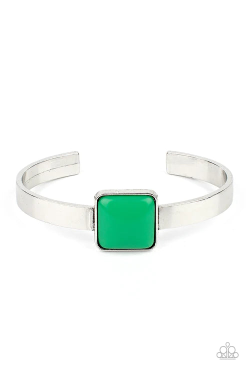 Prismatically Poppin Green Bracelet