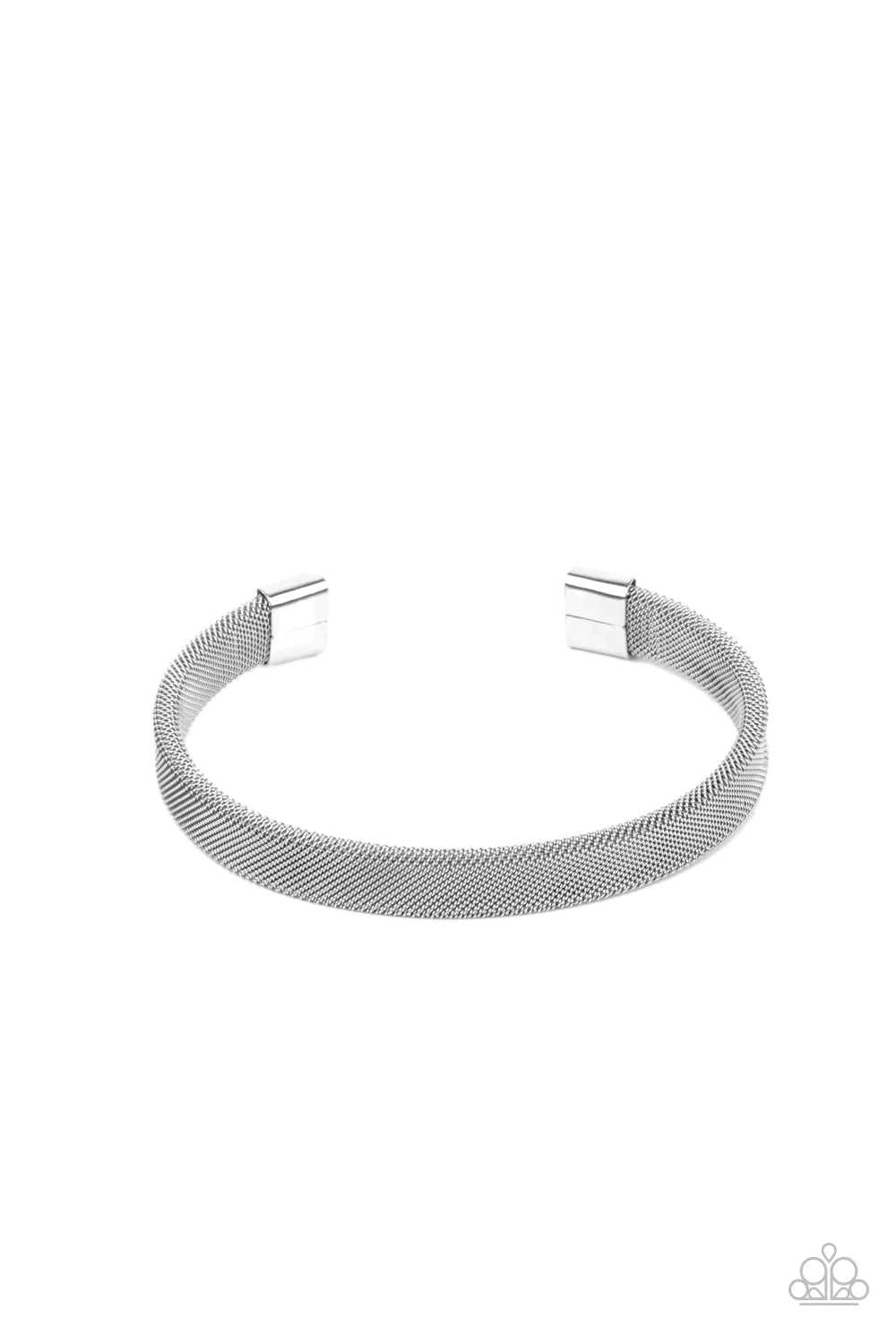 Quit MESHing around Silver Urban Bracelet