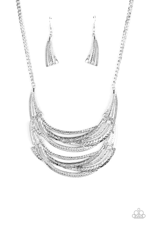 Read Between the VINES Silver Necklace