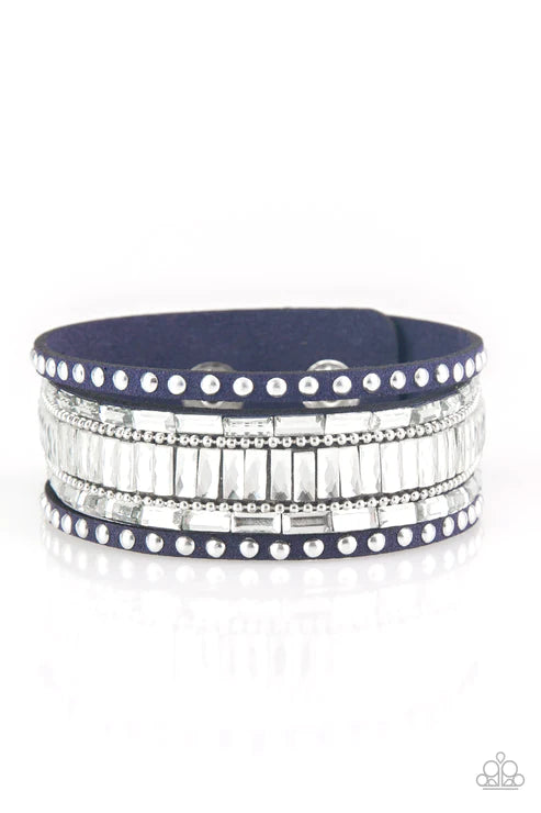 Rock Star Rocker Blue Bracelet