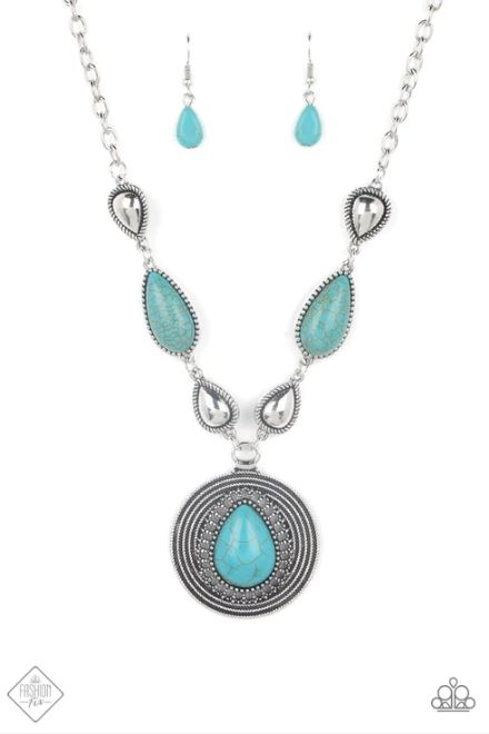 Saguaro Soul Trek Blue Necklace