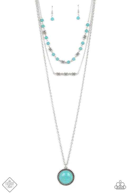 Sahara Symphony Blue Necklace