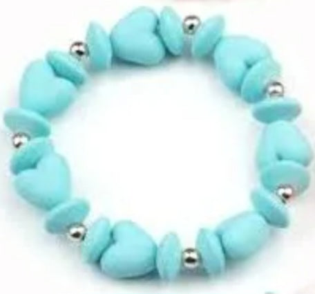 Starlet Shimmer Blue Heart Bracelet