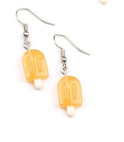 Starlet Shimmer Orange Popsicle Earring