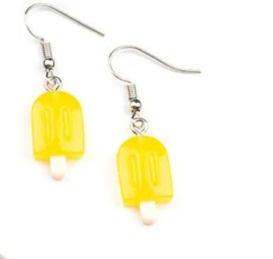Starlet Shimmer Yellow Popsicle Earring