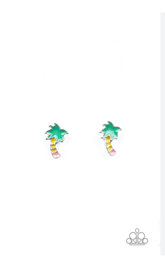 Starlet Shimmer Palm Tree Earring