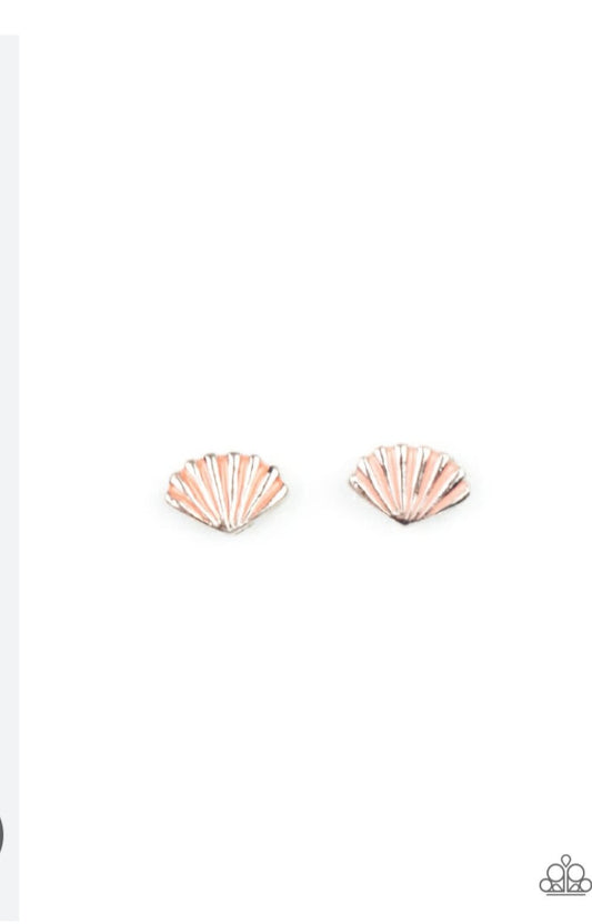 Starlet Shimmer Pink Seashell Earring