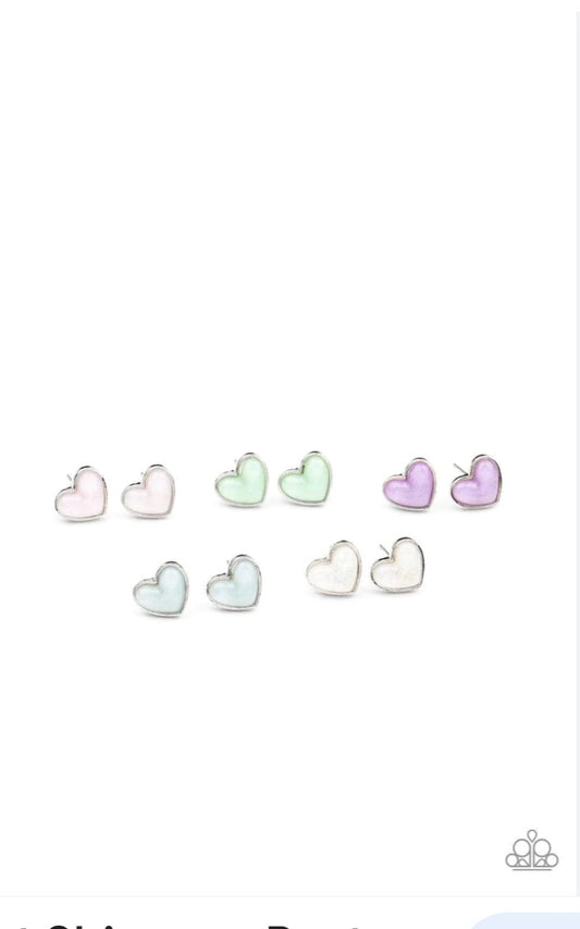 Starlet Shimmer Heart Earring