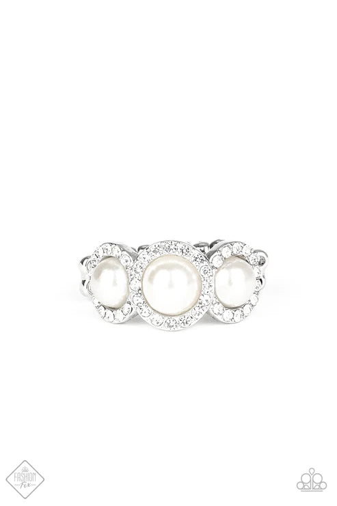 Shut The Front DIOR White Ring