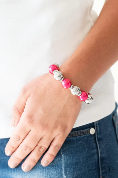 So Not Sorry Pink Bracelet