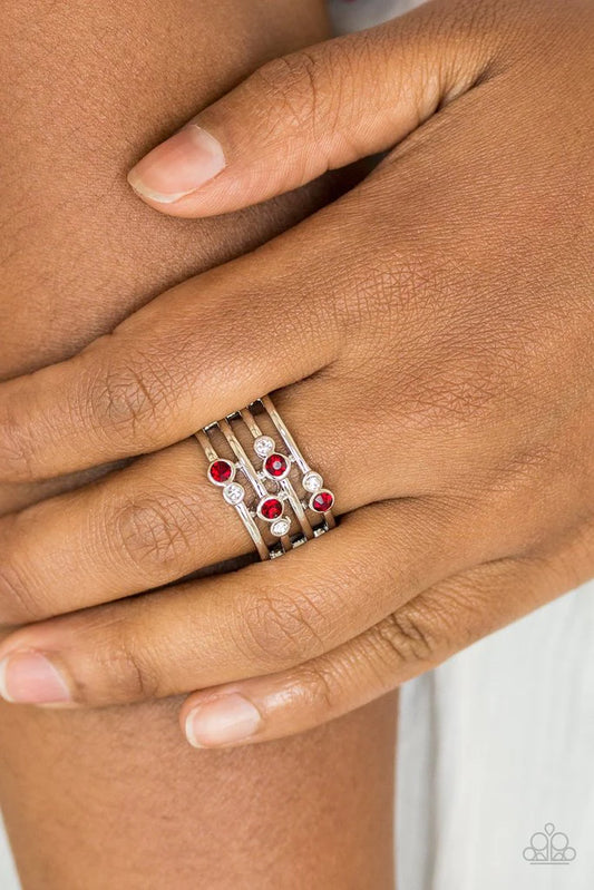 Sparkle Showdown Pink Ring