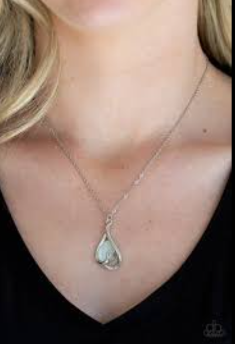 Tell Me A Love Story White Necklace