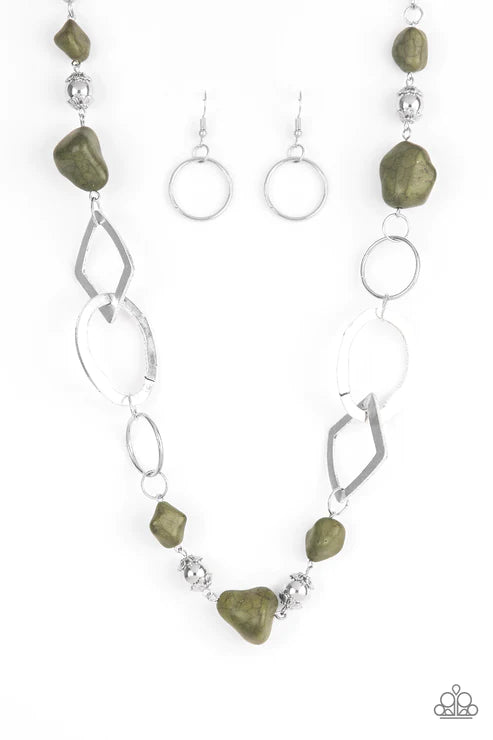 That's TERRA-iffic! Green Necklace