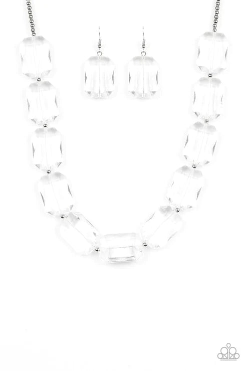 The ICE President White Necklace