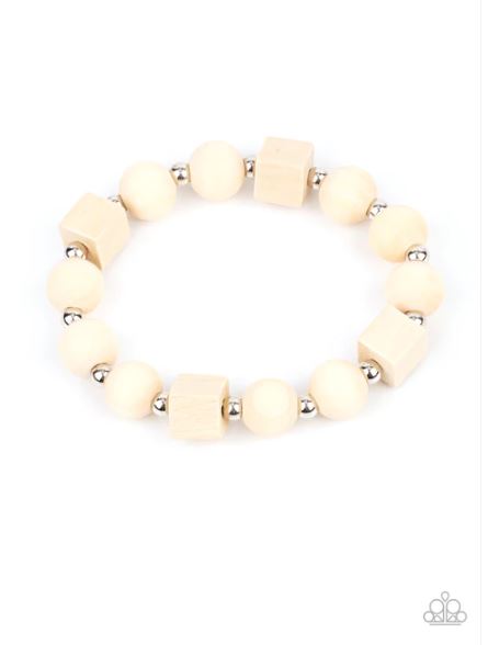 Timber Trendsetter White Bracelet