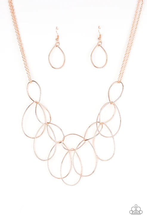 Top-TEAR Fashion Rose Gold Necklace