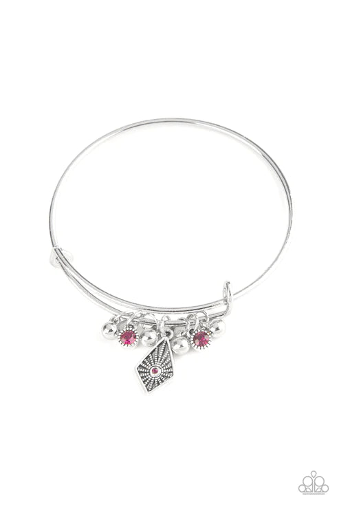 Treasure Charms Pink Bracelet