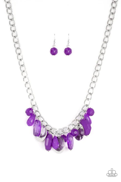 Treasure Shore Purple Necklace