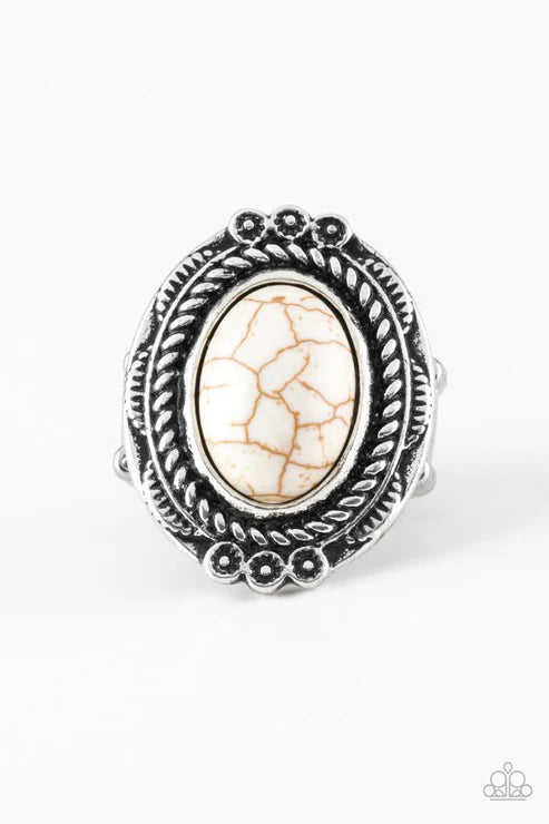 Tumblin' Tumbleweeds White Ring