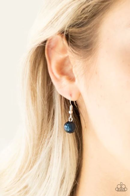 Uptown Talker Blue Necklace