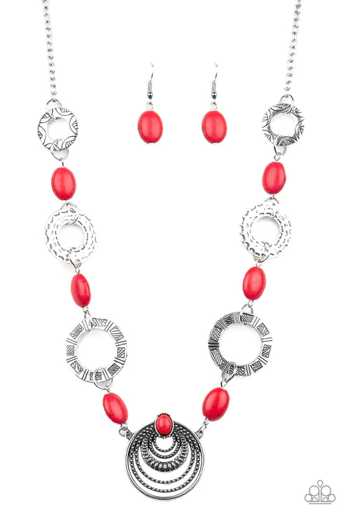 Zen Trend Red Necklace