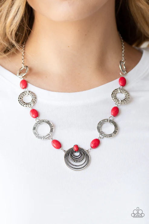 Zen Trend Red Necklace