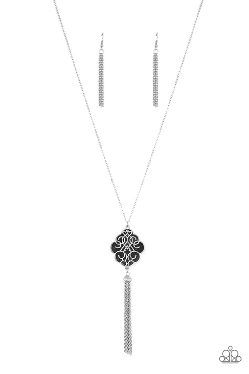 Malibu Mandala Black Necklace