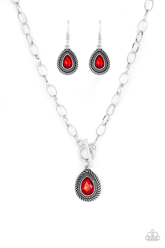 Sheen Queen Red Necklace