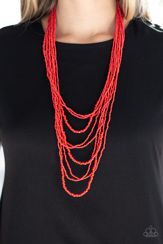 Totally Tonga Red Necklace