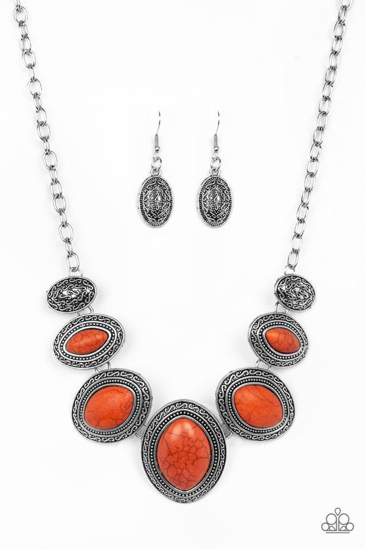 Sierra Serenity Orange Necklace