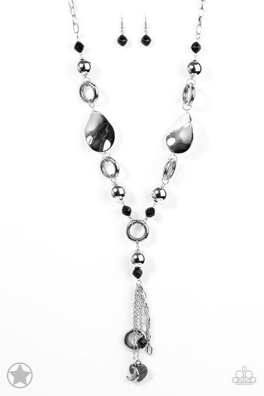 Total Eclipse Of the Heart Silver Necklace