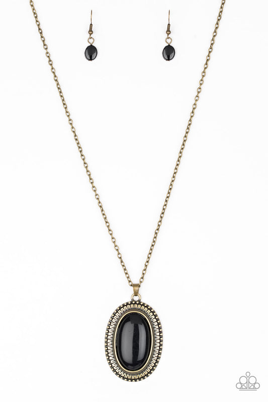 Practical Prairie Brass Necklace
