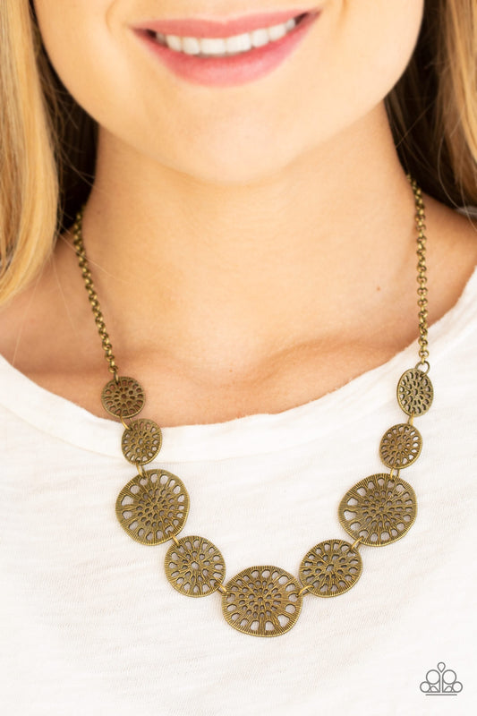 Your Own Free WHEEL Brass Necklace