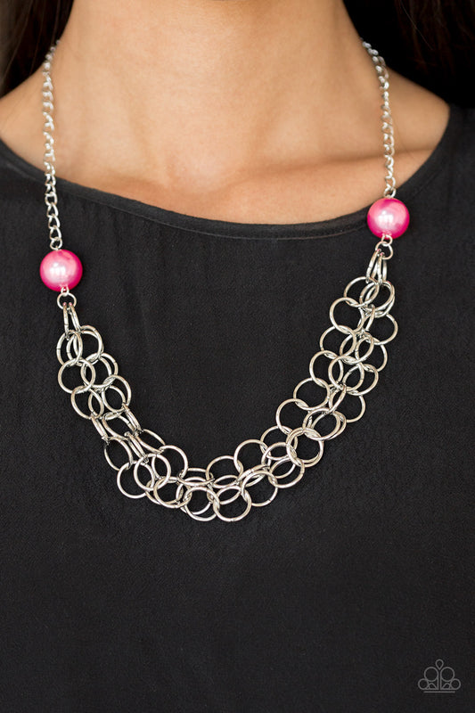 Daring Diva Pink Necklace