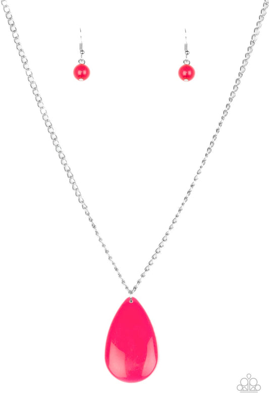 So Pop-YOU-lar Pink Necklace