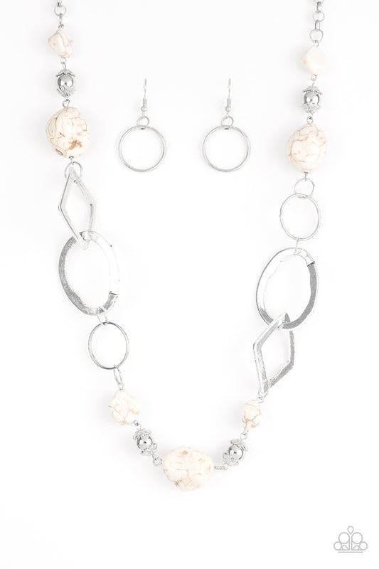 Thats TERRA-ific! White Necklace