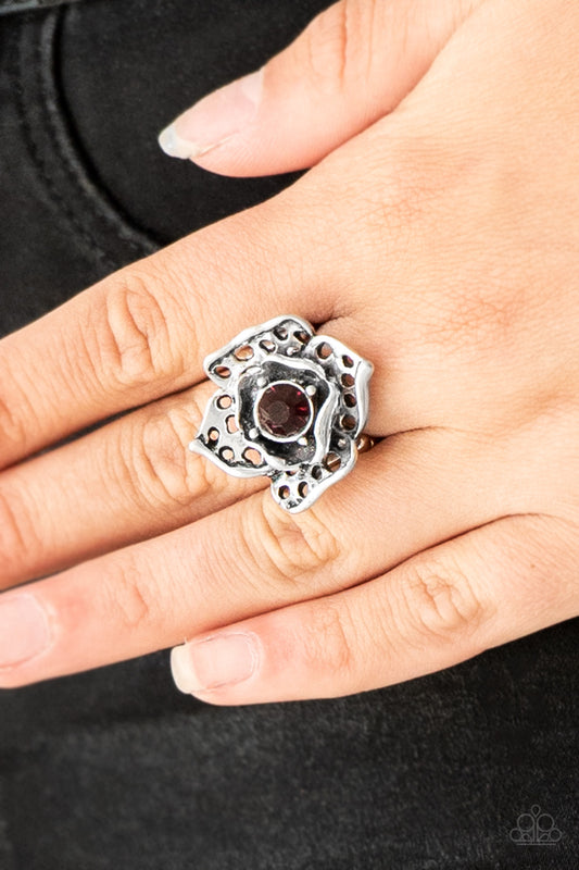 Glowing Gardens Purple Ring
